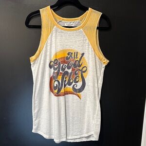 All Good Vibes Graphic Tank Top